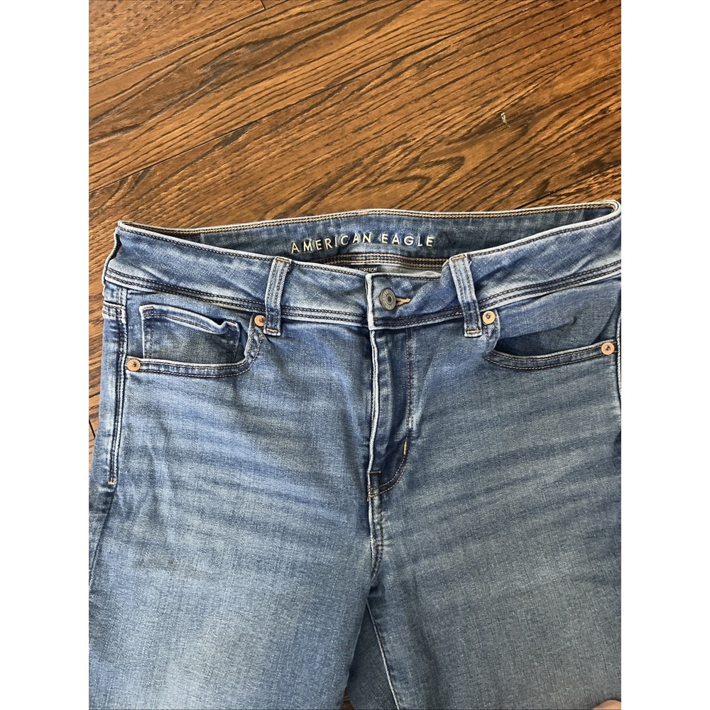 American Eagle KickBoot Womens 8 Long Next Level Stretch Bootcut Preppy - Picture 2 of 6
